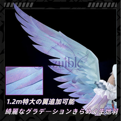 【Azuiblc】ゼンゼロ レミエール・ダン Remielle Dan コスプレ衣装 帽子付き 金属アクセサリー 翼、ウィッグ追加対応 cosplay 舞台 イベント