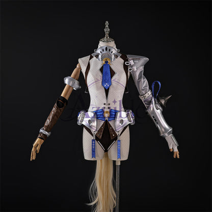【Azuiblc】限定販売 ゼンゼロ シグリッド Sigrid コスプレ衣装 3D立体鎧 尻尾付き 盾付き ウィッグ、靴、武器追加対応 cosplay 舞台 イベント