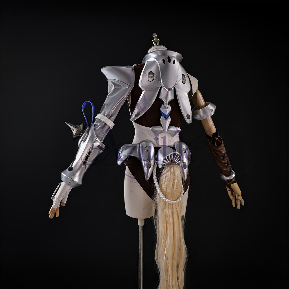 【Azuiblc】限定販売 ゼンゼロ シグリッド Sigrid コスプレ衣装 3D立体鎧 尻尾付き 盾付き ウィッグ、靴、武器追加対応 cosplay 舞台 イベント