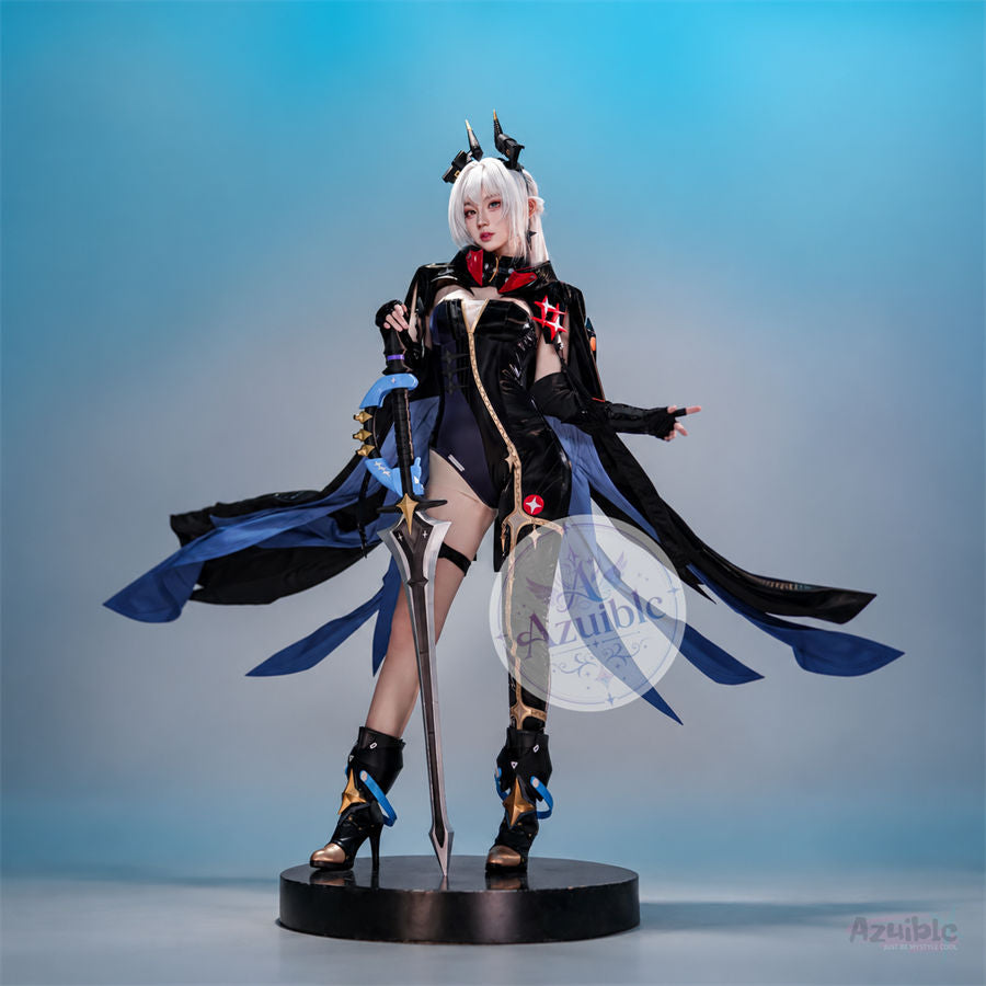 Azuiblc ゼンレスゾーンゼロ エルダ・サンブリンガー コスプレ衣装｜金属パーツ