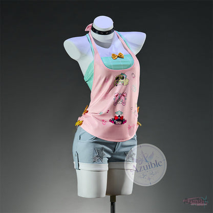 Azuiblc Zenless Zone Zero Chinatsu Maid Outfit Teatime New Costume Cosplay Dress Bag optional Mosou Angel